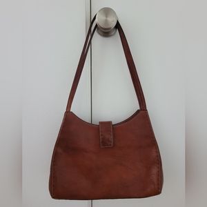 Fossil leather purse. Rich chestnut color.
